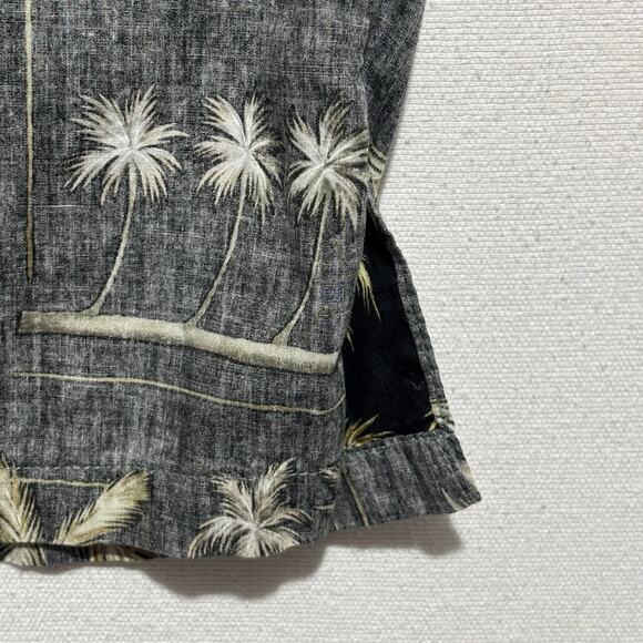 VTG Tori Richard Hawaiian Shirt Men’s MED Blue Floral Aloha Honolulu Resort USA - Picture 6 of 11